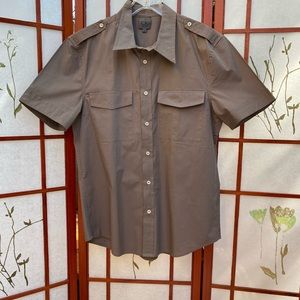 Calvin Klein Brown Button Shirt